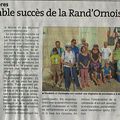 Article de presse sur la Randornoise :