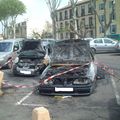 Voiture brûlée - accidentel ou criminel - à Agde...