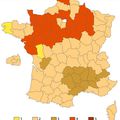 Géographie des bises en France