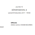 Programme du 9 &10 décembre 2017