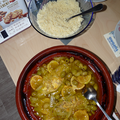 Tajine de poulet aux olives et citron