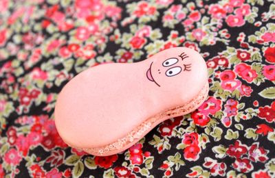 Barbacaron ! {macarons en forme de Barbapapa}