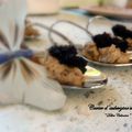 Caviar d'aubergine maison en cuillère