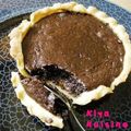 Tartelettes au chocolat noir fondant