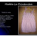 Robe de bébé "La Printanière" en taille 6 mois