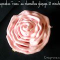 Cupcakes "roses" au chamallow 