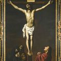Francisco de Zurbarán, Christ on the cross with the Virgin, Mary Magdalene, and Saint John at his feet