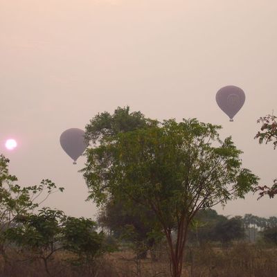 Birmanie:Mont Popa- route pour Kalaw