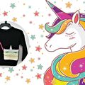 Look du jour ⇒ Sweat "Sac licorne"