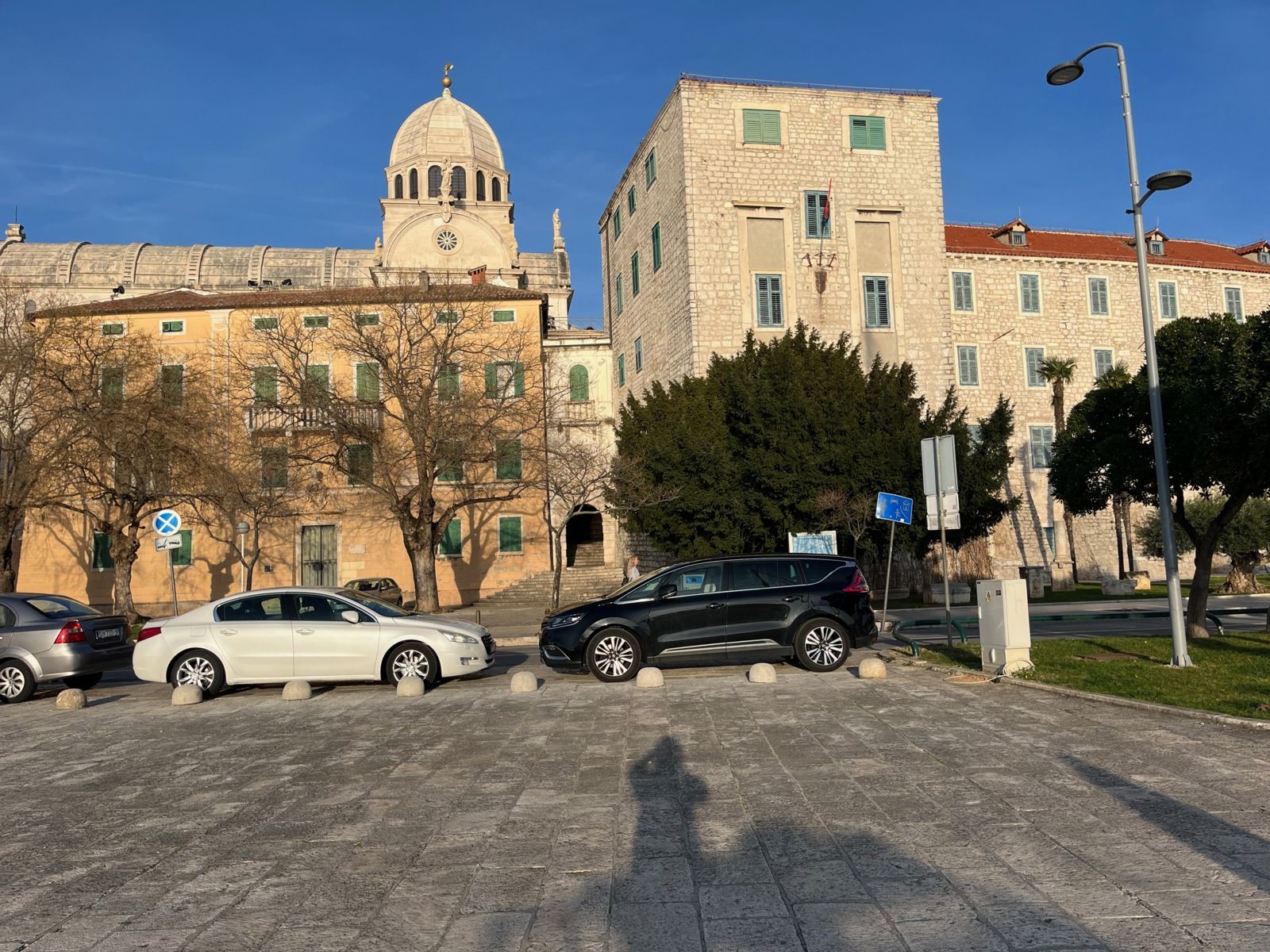 Sibenik le clocher de la cathédrale Saint-Jacques, samedi 17 février 2024