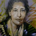 st etienne  42 2022  Street art  C 215  " LISE MEITNER  1878- 1968"