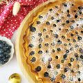 Tarte à la myrtille et amande