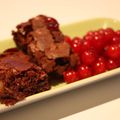 Brownies aux cranberries