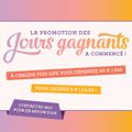Jours gagnants chez Stampin'Up !