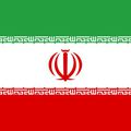 Iran: carte et drapeau