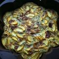 Frittata courgettes et jambon