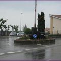 Rond-point à Pelussin