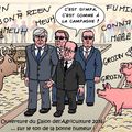 un Salon de l'Agriculture très agité pour François Hollande et Stéphane Le Foll