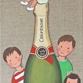 Champagne Capucine! 20x50 cm