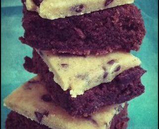 Chocolate Chip Cookie Dough Brownies.