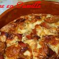 Clafoutis jambon et mozzarella ***