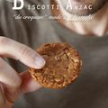 Biscotti Anzac - flocons d'avoine, golden syrup et noix de coco
