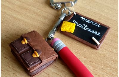 Porte-clés "merci maîtresse"