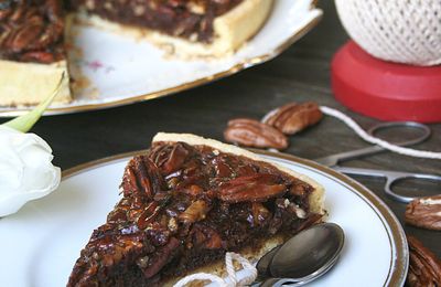 Tarte aux noix de pécan et mélasse