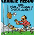 Rugby, même nos migrants... - par Coco - Charlie Hebdo 1213 - 21 octobre 2015