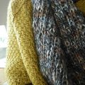 Snood cotes 1/1 laine Boboli Berroco.