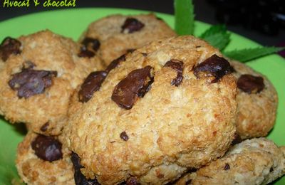 **Biscuits croquants légers flocons d'avoine, Amande & Noix de Coco façon Cookies*
