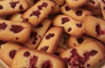 Financiers framboise