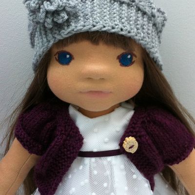 Poupée Waldorf - Louane 42cm visage sculpté