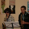 Les saxophonistes en action