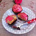  ღ " Miam " Muffins à la rose et aux pralines