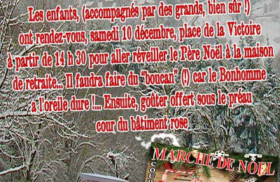 Le Réveil du Père Noël à Courpière en Auvergne !