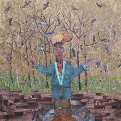 " Il parle aux oiseaux " de la série Tous Chamans