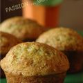 Muffins à la poudre d'or vert