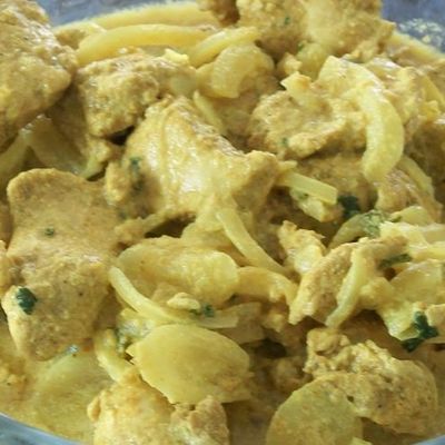 Poulet au curry (allégé)