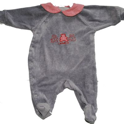 Pyjama Velour Mixte 1 mois