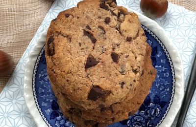 Le meilleur cookie #vegan du monde entier: cookies choco-noisettes {recette #aplv #sanslactose #sansoeuf #vegan #veggie}