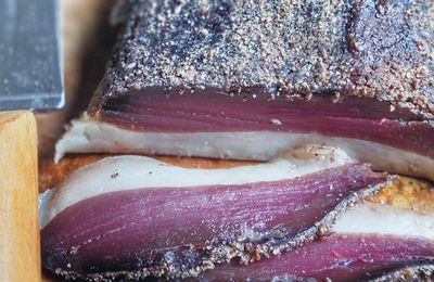 Magret de canard fumé et séché