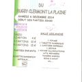 GRAND LOTO DU RC LA PLAINE SAMEDI 6 DÉCEMBRE 