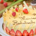 Fraisier rhubarbe et poivre de Voatsiperifery