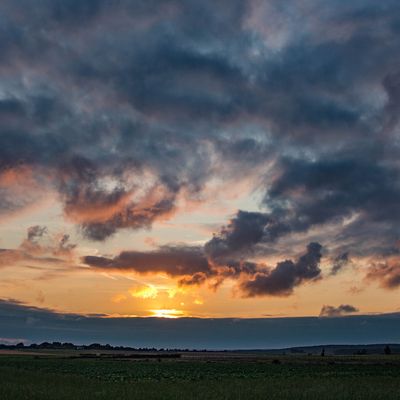 Coucher de soleil à Nieurlet (59)