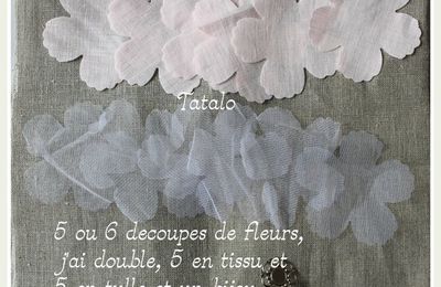 Un tuto de fleur en tissu à réaliser 