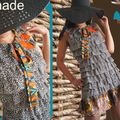 "Ella Makossa"robe /tunique ethnique imprimé léopard/wax africain