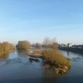 Loire en hiver pont Dauphine