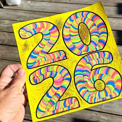 Calendrier Sucette multicolore