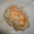 Bouchées gambas /riz à sushis